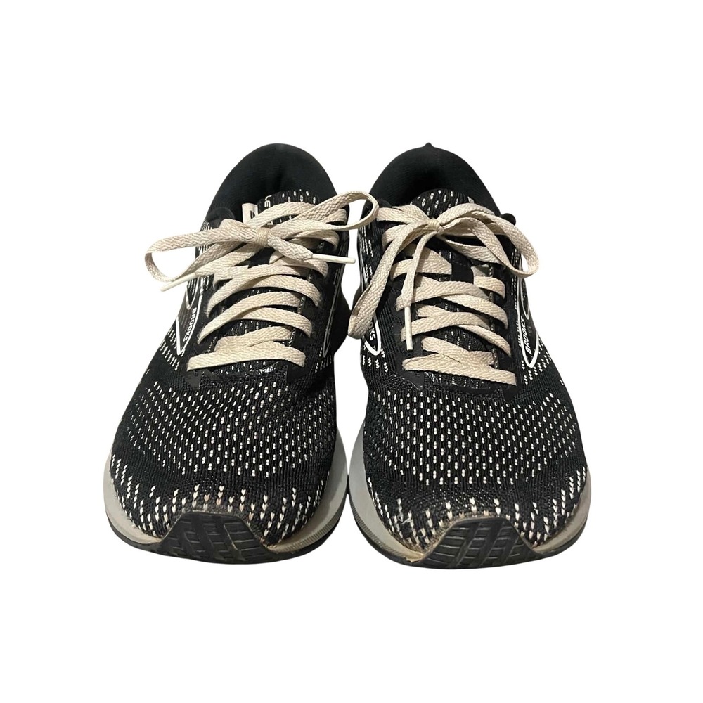 Brooks Levitate Shoes Womens Size 9.5 Black Knit Running Sneakers Cushioned